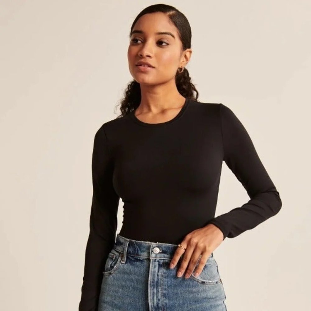 Abercrombie & Fitch Seamless Open Back Top Bodysuit - Picture 2 of 8